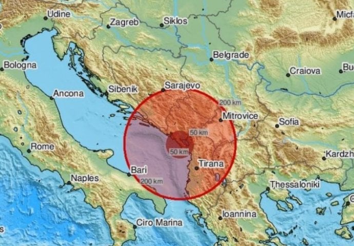 ZEMLJOTRES POGODIO I CRNU GORU, OSJETIO SE I U BIH: 'U Podgorici se samo čula tutnjava'