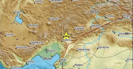 Jak zemljotres jutros pogodio Tursku