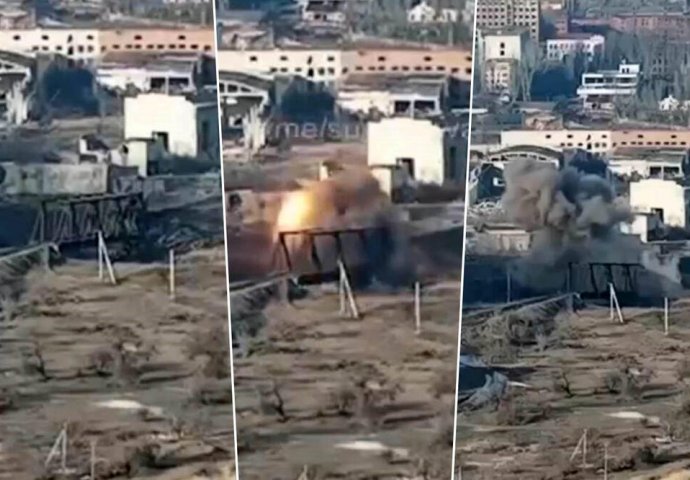 UKRAJINCI PREOSTALE MOSTOVE U BAHMUTU DIŽU U VAZDUH: Pokušavaju da zaustave prodor Vagnerovaca u gradsko jezgro! VIDEO