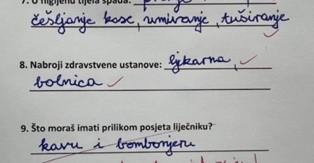 UČENIK NASMIJAO REGION ODGOVOROM U ŠKOLSKOM ZADATKU: Učiteljica odmah prekrižila, EVO ŠTA JE ODGOVORIO U ZADNJEM PITANJU