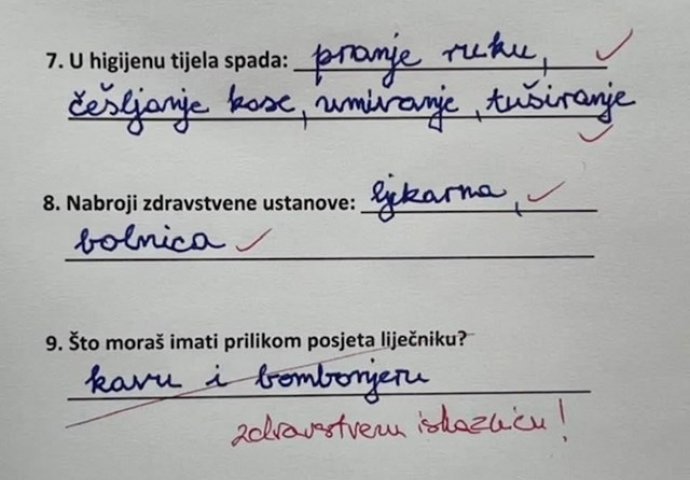 UČENIK NASMIJAO REGION ODGOVOROM U ŠKOLSKOM ZADATKU: Učiteljica odmah prekrižila, EVO ŠTA JE ODGOVORIO U ZADNJEM PITANJU