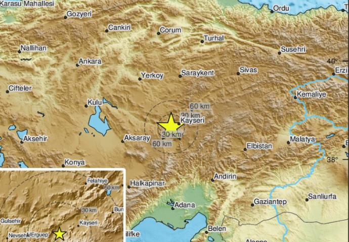 Uzastopni zemljotresi ponovo pogodili centralnu Tursku