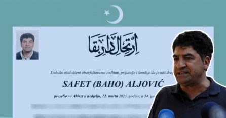 Poznato vrijeme dženaze Safetu Aljoviću, vlasniku jedne od najpoznatijih ćevabdžinica u Sarajevu