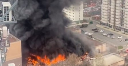 Gori zgrada ruske Federalne službe bezbjednosti (VIDEO)