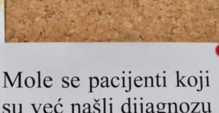 U ČEKAONICI DOMA ZDRAVLJA OSVANULA URNEBESNA FOTOGRAFIJA: Ovo još niste vidjeli, fotografija odmah postala hit