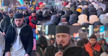 Hafiz Fatih Seferagić predvodio teravih-namaz na Times Squareu: Hiljade vjernika prisustvovalo