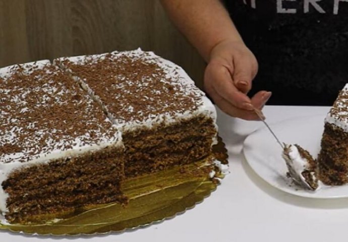 STARINSKA TORTA OD 4 JAJETA: Neki je zovu kutlača ili šerpa torta, ali istina je da je to najukusniji deset SVIH VREMENA