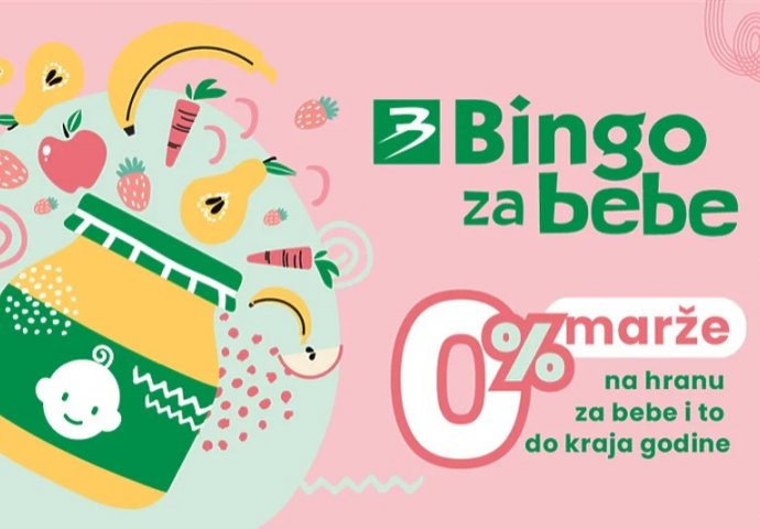 Bh. trgovački gigant Bingo se do kraja godine odriče marže na hranu za bebe