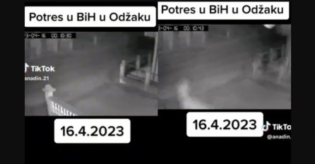 „OVO JE ZASTRAŠUJUĆE SLUŠATI“ Pogledajte video sinoćnjeg zemljotresa u BiH (VIDEO)