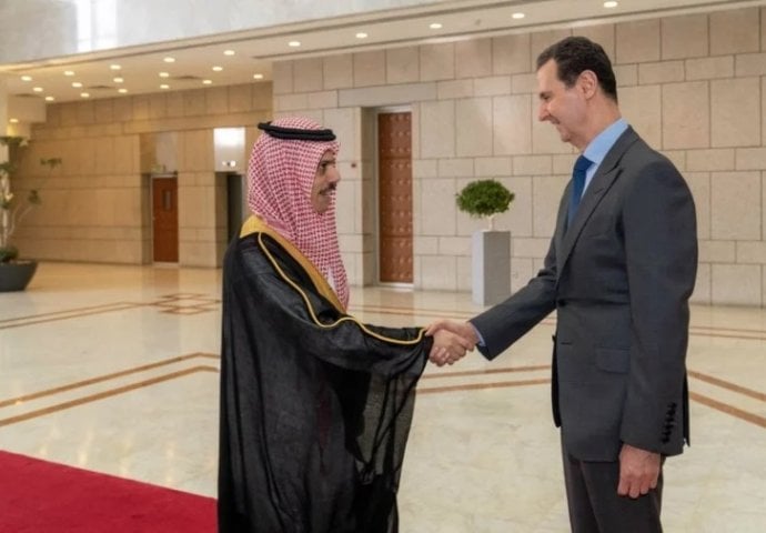 Obnova odnosa: Sirijski predsjednik Assad u Damasku se sastao sa saudijskim ministrom vanjskih poslova