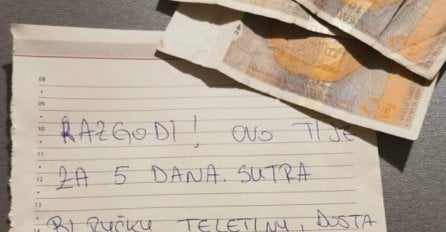 MUŽ MI JE OSTAVIO 30 MARAKA NA STOLU I OVU PORUKU: Kad sam pročitala šta trebam uraditi s parama, POČELA SAM SE TRESTI