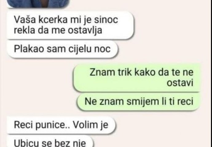 PLAKAO SAM JER ME ŽENA OSTAVLJA, A ONDA MI JE PUNICA POSLALA OVU SLIKU ! Poludio sam