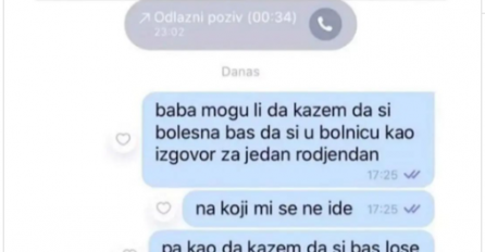 PITAO BAKU ZA POMOĆ DA SE IZVUČE IZ OBAVEZA: Pogledajte njen odgovor - HIT