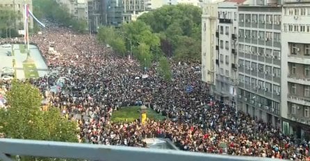 Večeras u Beogradu Vučićev skup, sutra kontraprotest