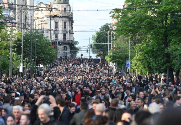 Četvrti protest „Srbija protiv nasilja“: Ruta, zahtjevi, apel organizatora