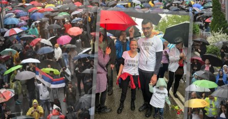 SRBIJA BRUJI O OVOJ SCENI S PROTESTA: “Lešinar tata, Lešinar mama i Lešinarčić”