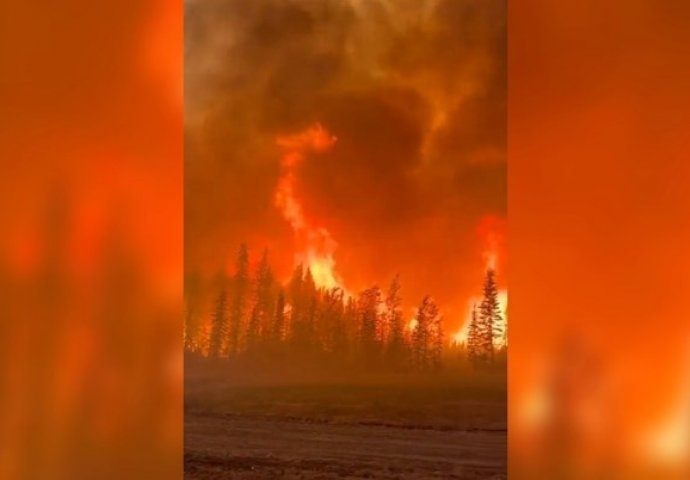 Vanredno stanje u Kanadi zbog golemog šumskog požara, nema struje, evakuacije…