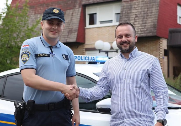 Kristian upoznao policajca koji je njega i trudnu suprugu pratio do bolnice: 'HVALA MU OD SRCA'