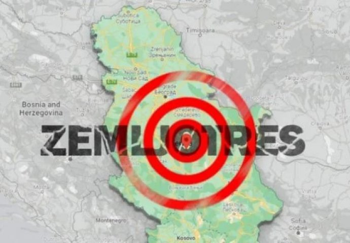 Još jedan potres u bh. susjedstvu: Zemljotres pogodio Srbiju!