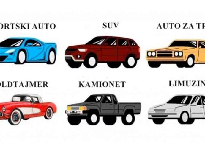 KOJI AUTOMOBIL BISTE VOZILI? ODABERITE SAMO JEDAN: Evo šta to govori o vama - POGAĐA U SRŽ!