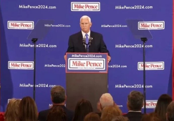 Mike Pence službeno se kandidirao i odmah prozvao svog bivšeg šefa zbog Ukrajine: "Trump je Putina nazvao genijem, ali ja jako dobro znam razliku između genija i ratnog zločinca"