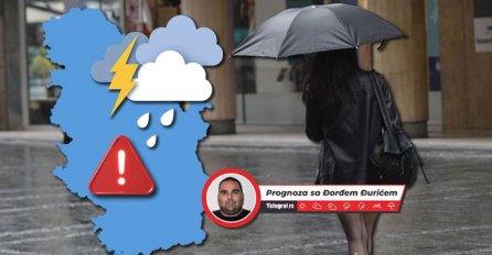 POZNAT JE DATUM STABILIZACIJE VREMENA: Do tada "monsunske kiše", grmljavinske nepogode, lokalno grad i poplave