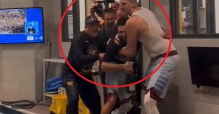 OBJAVLJEN SNIMAK NAKON UTAKMICE, POGLEDAJTE ŠTA JE JOKIĆ URADIO SVOM SAIGRAČU: Kamere snimile (VIDEO)