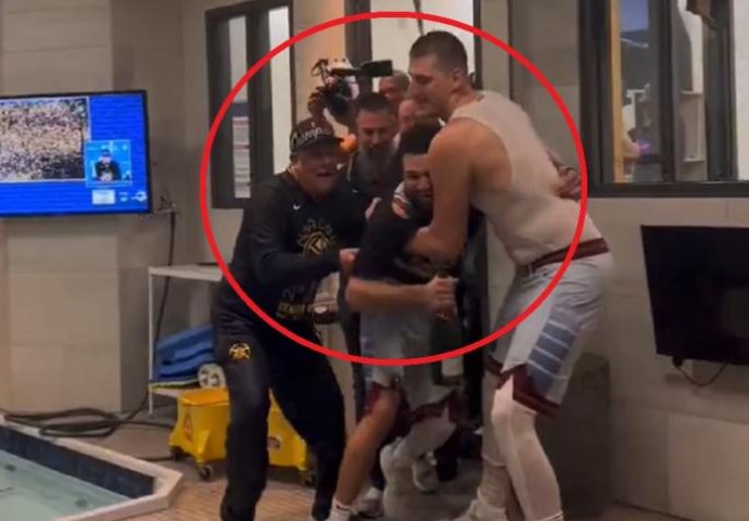 OBJAVLJEN SNIMAK NAKON UTAKMICE, POGLEDAJTE ŠTA JE JOKIĆ URADIO SVOM SAIGRAČU: Kamere snimile (VIDEO)