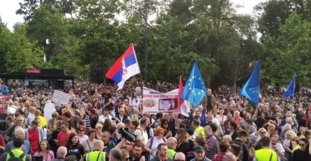 Građani sedmi put protestuju protiv nasilja u Beogradu