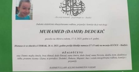 DA TI SRCE PUKNE: Sutra dženaza petogodišnjaku koji je upao u nabujali potok