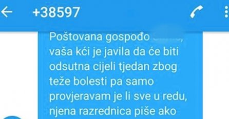 MAMA JE PRIMILA PORUKU OD RAZREDNICE ZBOG KĆERKINIH IZOSTANAKA: Njezin odgovor je teški hit