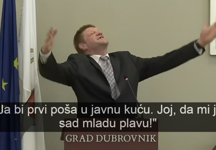 NEREALNE SCENE NA SJEDNICI U DUBROVNIKU, OVAKVO NEŠTO JOŠ NISTE VIDJELI: "Joj, da mi je mladu plavu sad"