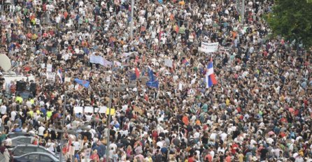 Osmi protest „Srbija protiv nasilja“, studenti poručili „Računajte na nas“