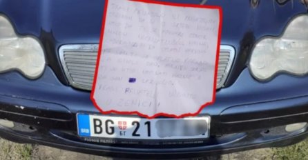BEOGRAĐANI TURISTIČKI DOŠLI U ZENICU, KADA SU SE VRATILI IZ ŠETNJE ZATEKLO IH... Pogledajte kakva im je poruka ostavljena na parkingu!