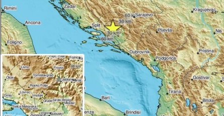 Još jedan potres pogodio Hercegovinu