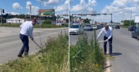 HIT! MILORAD DODIK KOSIO TRAVU PO BANJOJ LUCI: Ovo je posljednji put da radim njihov posao (VIDEO)