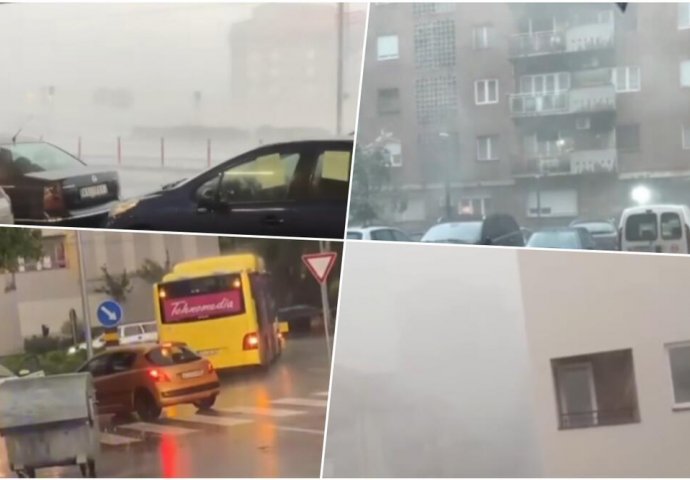 “NE IZLAZITE IZ KUĆE, NE VIDI SE PRST PRED OKOM” Apokaliptične scene iz Centralne Srbije – grad lomi sve pred sobom (VIDEO)