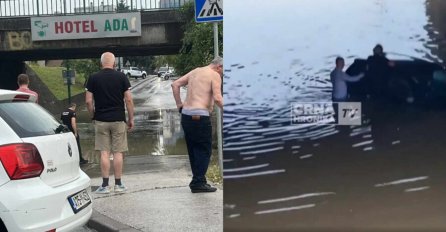 POGLEDAJTE VIDEO: Ženu izvlačili iz potpoljenog automobila u Sarajevu