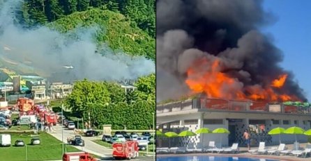 Ogroman požar izbio u aqua parku u Sloveniji (VIDEO)