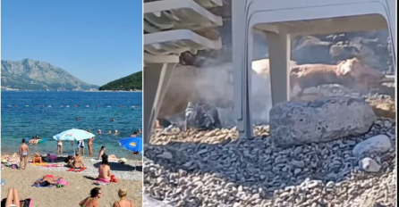 Šok na popularnoj jadranskoj plaži: POGLEDAJTE ŠTA JE SNIMLJENO IZA LEŽALJKI (FOTO)