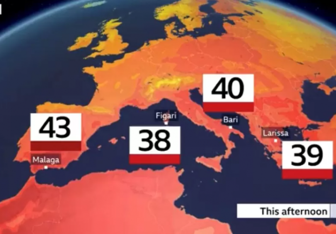 TOPLOTNI VAL ZAHVATIO JE JUŽNU EVROPU: Evo kakve se temperature očekuju narednih dana! UPOZORENJE METEOROLOGA