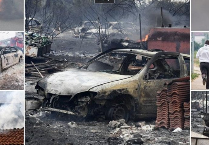 VATRA GUTA KUĆE I AUTA, IMA OZLIJEĐENIH, GORI DOSLOVNO SVE! Požar se širi brže od očekivanog