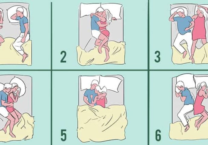RECITE NAM KAKO SPAVATE SA PARTNEROM I OTKRIT ĆEMO VAM KAKVA JE VAŠA VEZA: Ako spavate kao broj 3, NEŠTO VAŽNO MORATE ZNATI