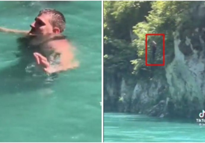 SNIMAK KOJI JE UPLAŠIO JOKIĆEVE FANOVE: Riskantnim potezom ostavio sve u nevjerici -  POGLEDAJTE SKOK SA LITICE (VIDEO)