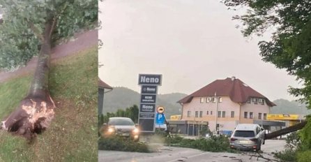 Dramatični prizori zastrašujuće oluje koja je pogodila i Bosnu: POGLEDAJTE SNIMKE