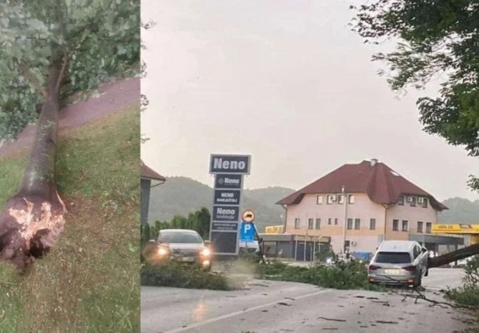 Dramatični Prizori Zastrašujuće Oluje Koja Je Pogodila I Bosnu ...