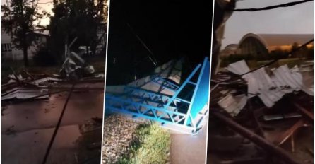 PALA ZASTAKLJENA TERASA U BEOGRADU, VJETAR RAZORIO I NIŠ: Novi jezivi snimci oluje, Srbija ovakvo nevrijeme NE PAMTI (VIDEO)