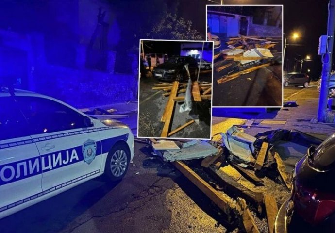 UBILO BI ČOVJEKA DA JE PALO NA NJEGA: Džip mi je UNIŠTEN - Beograđanin pozvao policiju kad je zatekao JEZIV prizor! (FOTO)