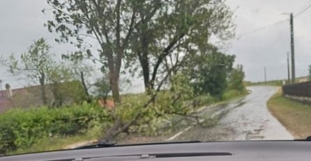 ZASTRAŠUJUĆE! Nevrijeme pogodilo Banja Luku: Vjetar nosi sve pred sobom