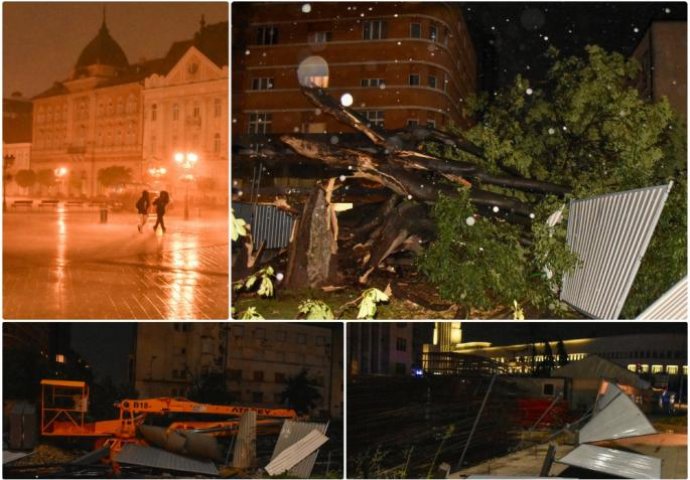 EPILOG JEDNE OD NAJSTRAŠNIJIH NOĆI U MODERNOJ ISTORIJI NOVOG SADA: Jedan dječji život izgubljen, 30 ljudi povrijeđeno, GRAD UNIŠTEN, scene apokalipse (FOTO)